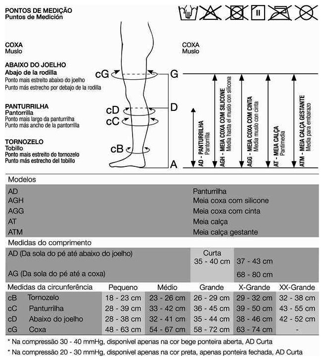 Meia Venosan Ultraline 4000 7/8 20-30 mmHg