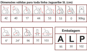 Cadeira de Rodas Jaguaribe SL