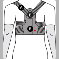 Corretor Postural com Ajuste Triplo