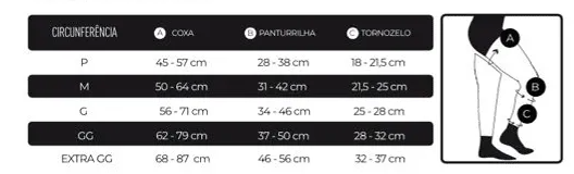 Calça de Compressão Linha CBV Preto