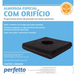 Almofada Especial Quadrada com Orifício Perfetto