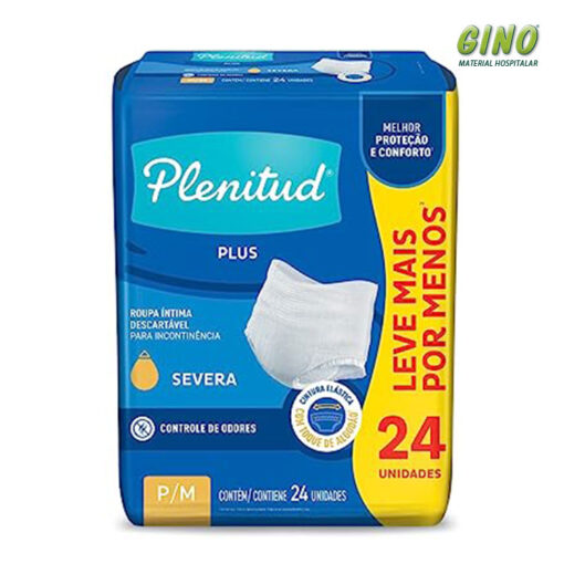 Fralda Geriátrica Plenitud Protect Plus P-M 24 unid