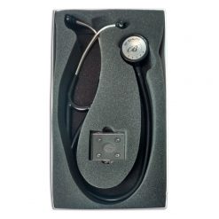 Estetoscópio Cardiológico Inox Preto - BIC