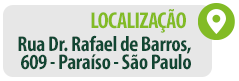 Localização Gino - Rua Dr. Rafael de Barros, 609 - Paraíso - São Paulo - SP