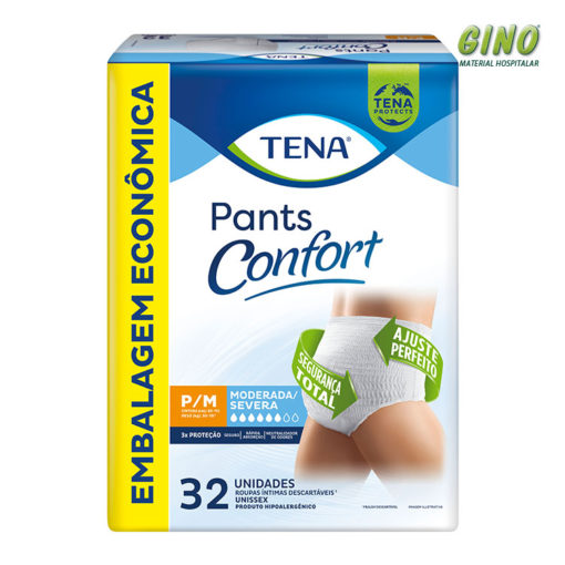 Fralda Tena Pants Confort P-M 32 unidades