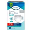 Fralda Geriátrica Tena Plus Size Care XXL com 8 unid
