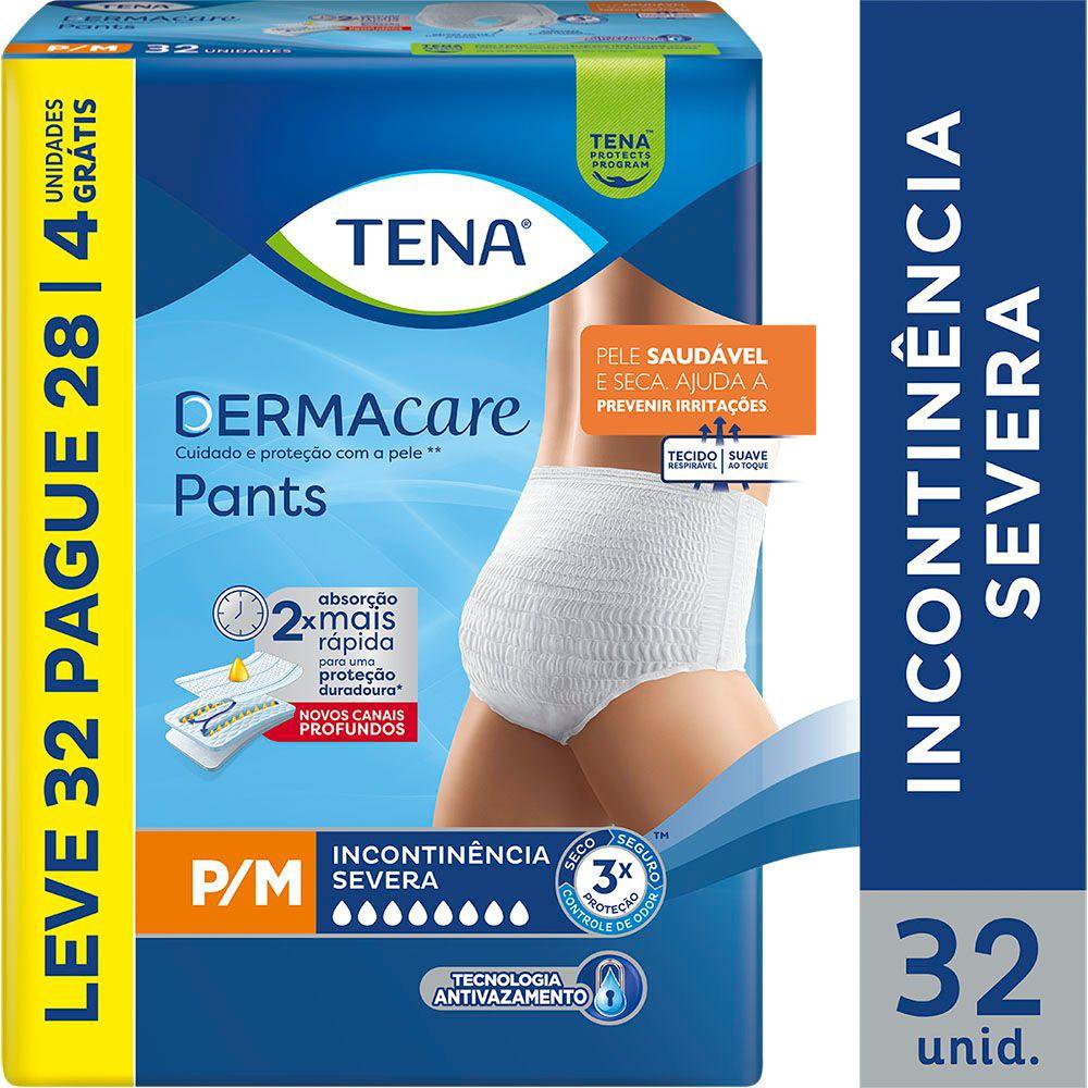 Tena Pants Dermacare P-M com 32 Unid. - Imagem 2