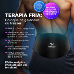 Bolsa Térmica Gel Costa Preta