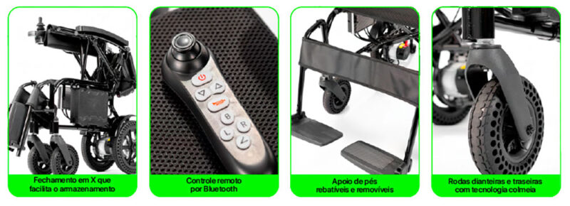 Cadeira de Rodas Motorizada X-Lite Linha FIt