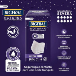Bigfral Noturna Roupa Íntima Descartável P-M 7 Unidades